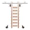Meadow Lane Ladder 92 in. Un-Finished Oak Bronze Hook with 8 ft. Rail Kit EG.300-92RO-08.07 - alternate 1